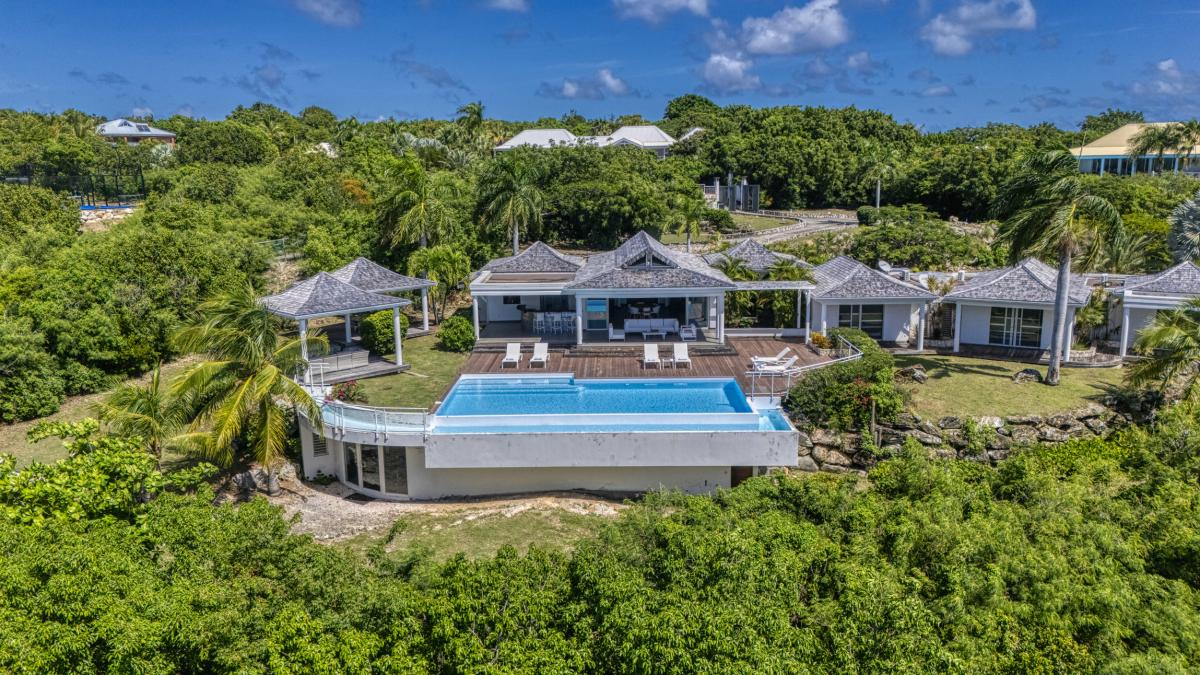 4.Location villa No Limit vue mer Saint Martin les Terres Basses - Ensemble